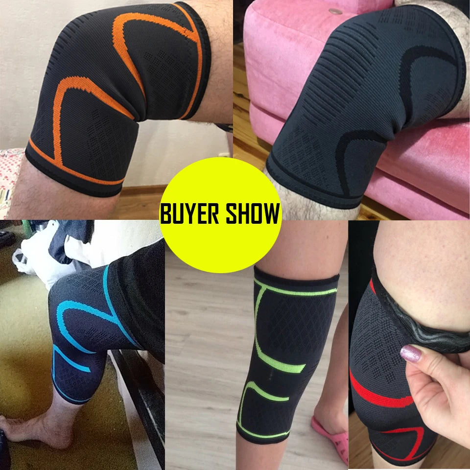 1PC Sports Compression Knee Sleeve for Running, Cycling, Basketball and Volleyball"