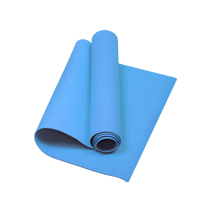 4mm Thick Anti-Slip Yoga Mat – for Exercise, Pilates & Gym Workouts