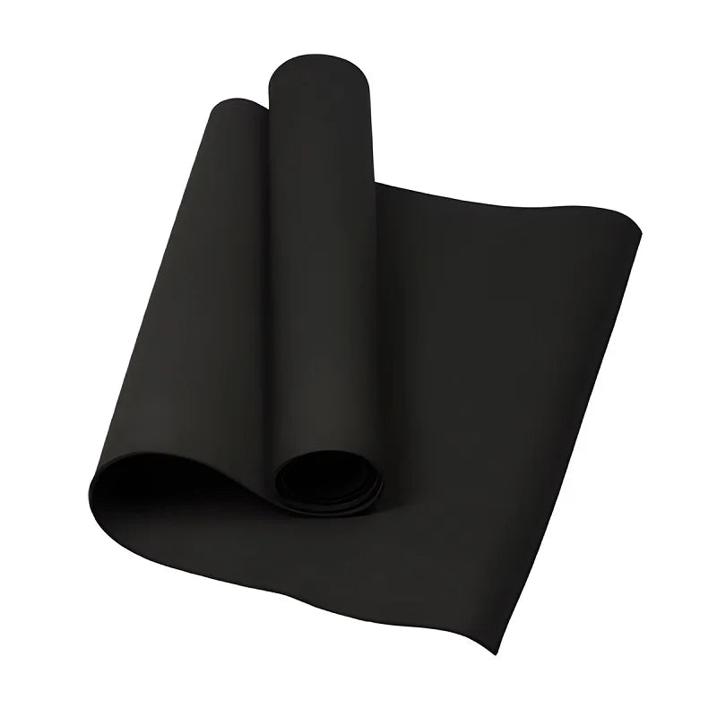 4mm Thick Anti-Slip Yoga Mat – for Exercise, Pilates & Gym Workouts