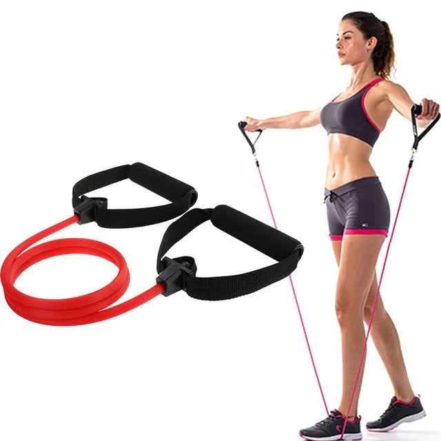Portable Pilates Bar with Resistance Bands – Home Gym & Full-Body Workout Tool