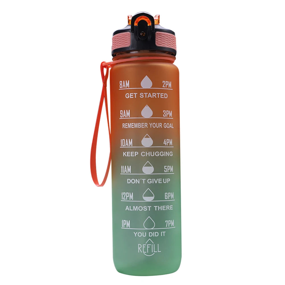 1L portable Water Bottle for Outdoor, Travel and Fitness
