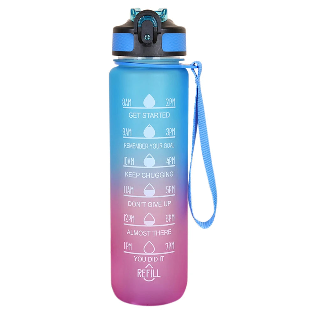 1L portable Water Bottle for Outdoor, Travel and Fitness