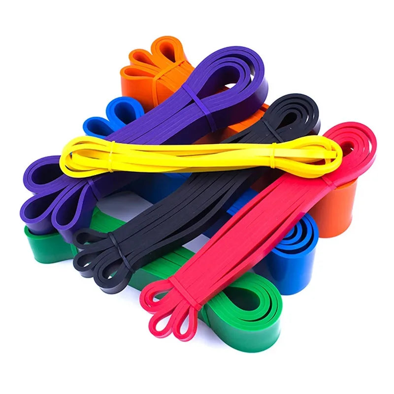 Latex Stretch Resistance Bands For Home Workout, Pilates and Gym.