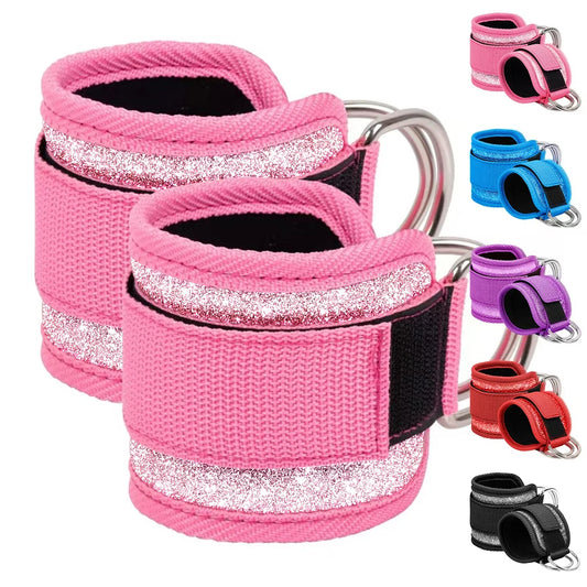 Adjustable Ankle Straps for Leg & Glute Workout