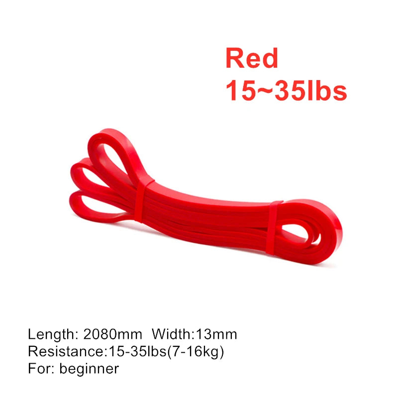 Latex Stretch Resistance Bands For Home Workout, Pilates and Gym.