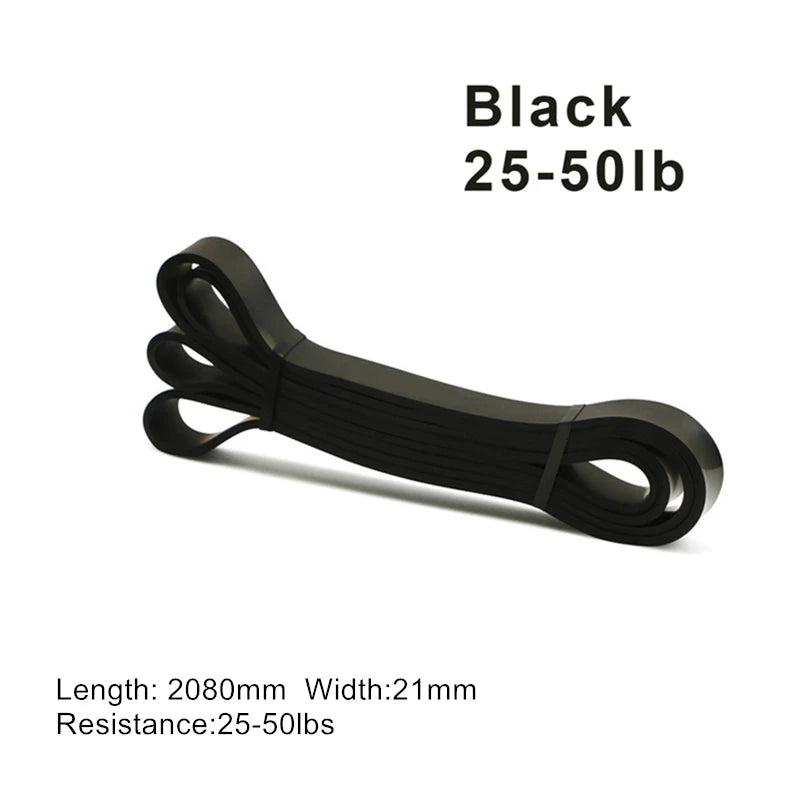 Latex Stretch Resistance Bands For Home Workout, Pilates and Gym.