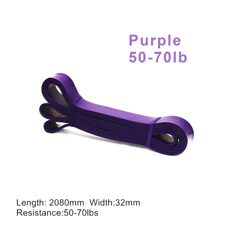 Latex Stretch Resistance Bands For Home Workout, Pilates and Gym.